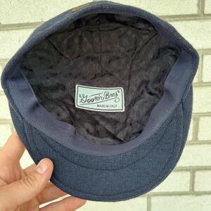 Goorin Bros Italy navy blue flatcap hat blocked ivy Small